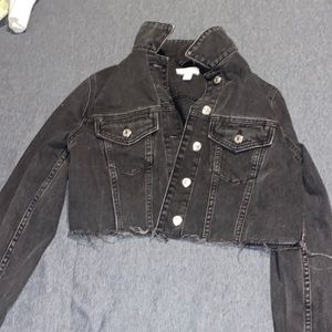 topshop cropped Jean jacket
